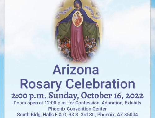 Greeters for Arizona Rosary Celebration