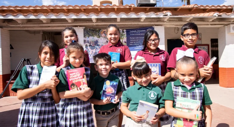Elementary students group photo