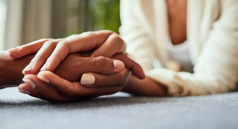 person holding another persons hand