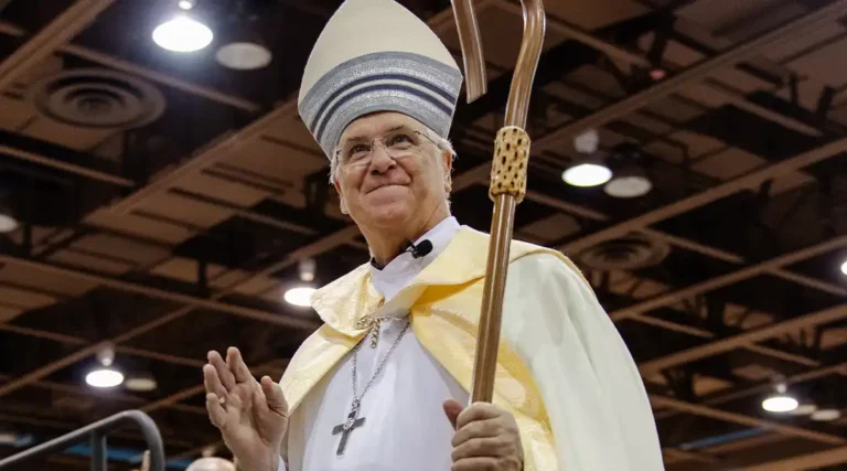 Bishop Giving Blessings