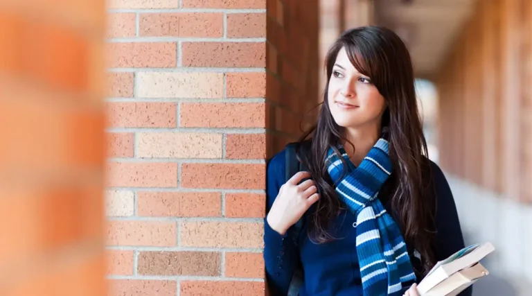 Young teacher looking in the distance