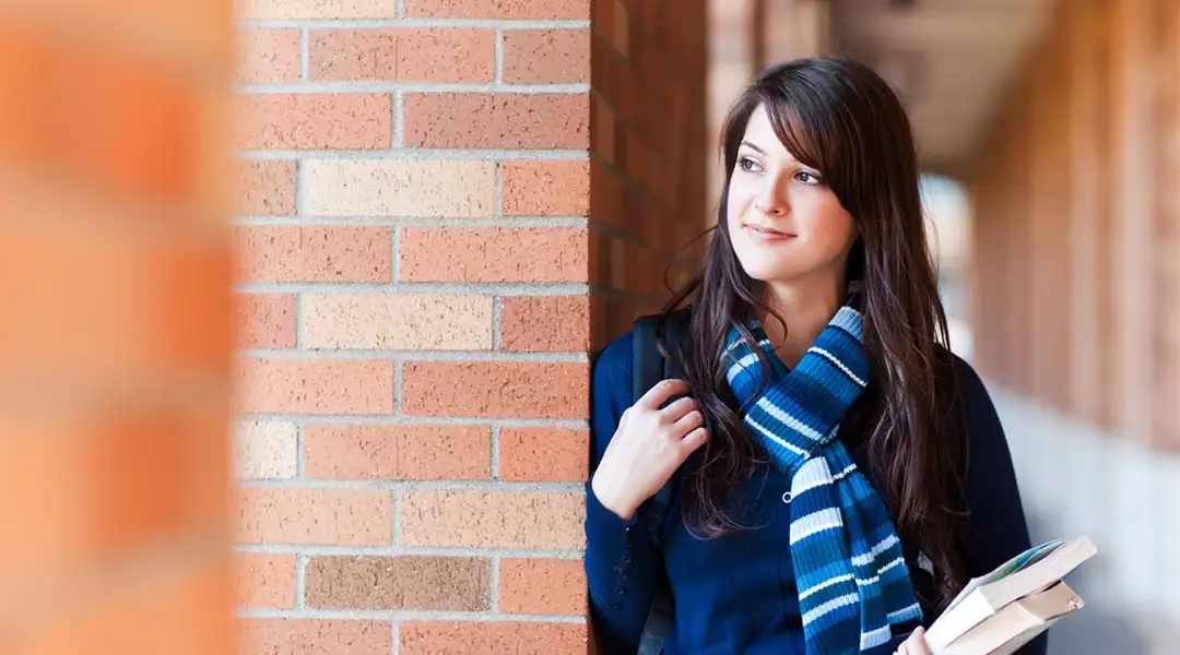 Young teacher looking in the distance